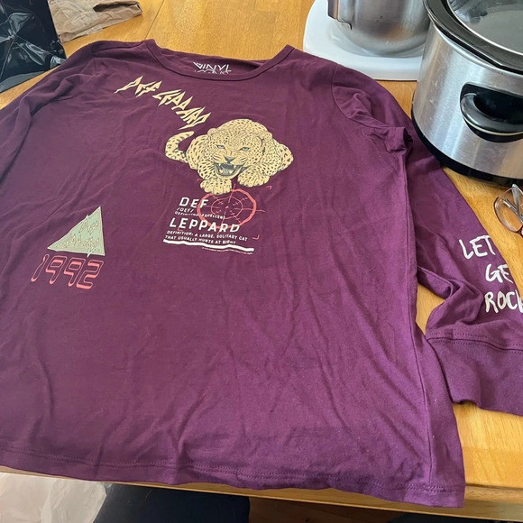Def Leopard t-shirt Vinyl Icons label, size Large - Picture 6 of 9